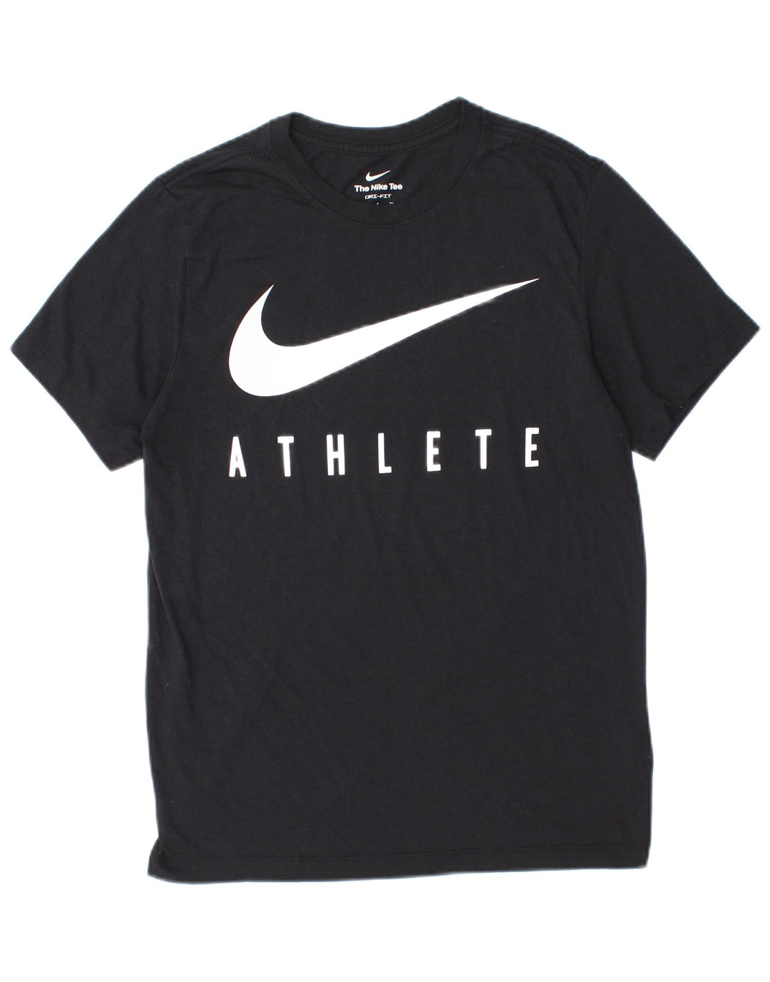 Nike Mens Dri Fit Graphic T-Shirt Top Small Black Polyester
