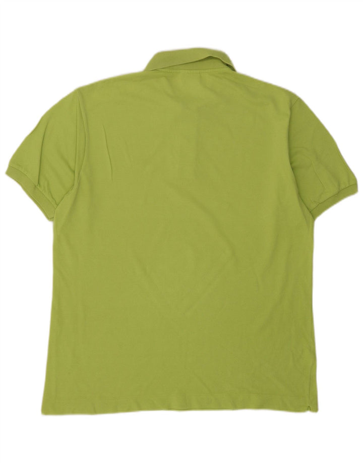 Lacoste Mens Polo Shirt Size 5 Large Green Cotton