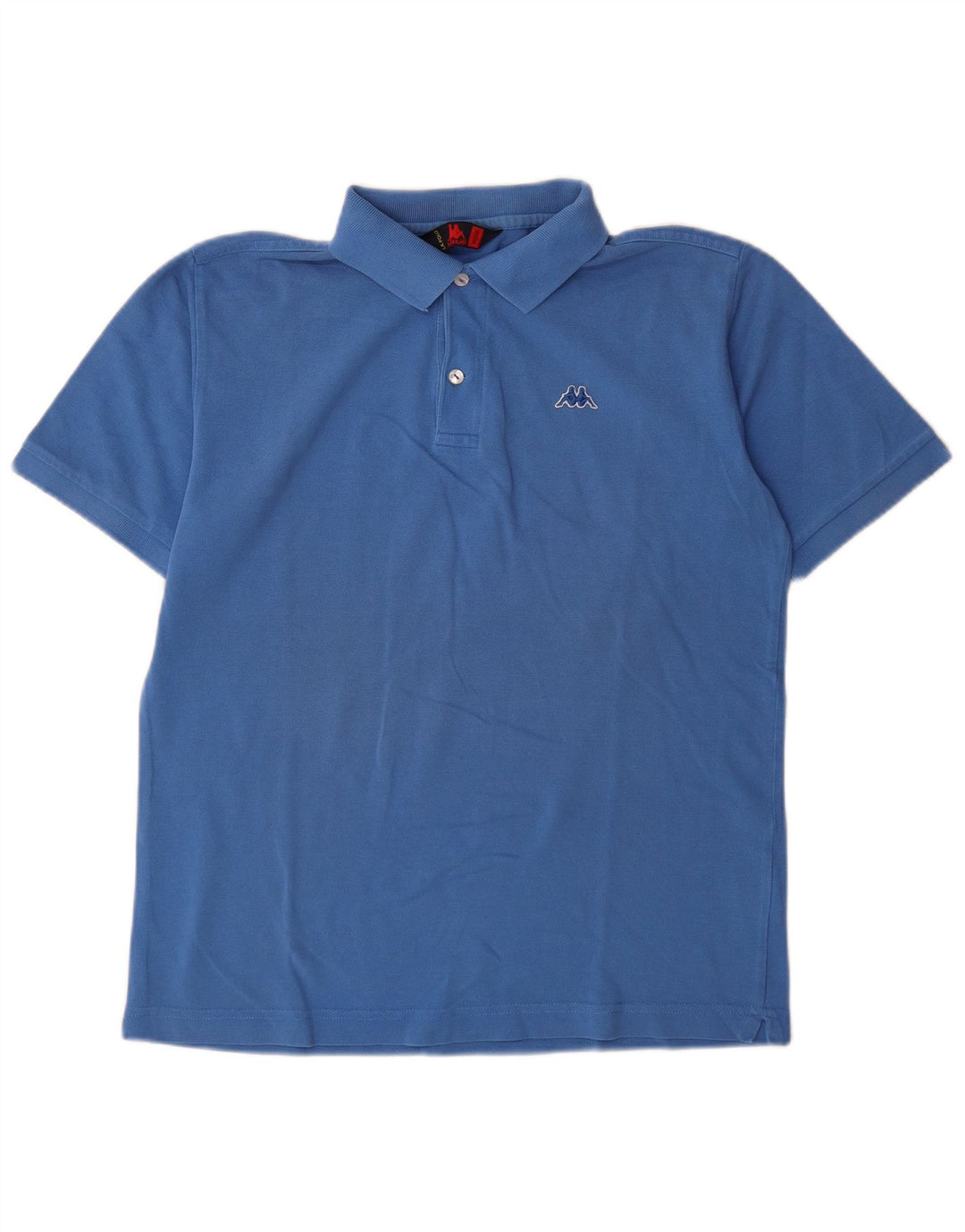 Kappa Mens Polo Shirt Medium Blue Cotton