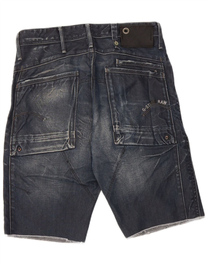 G-Star Mens Denim Shorts W31 Medium Navy Blue Cotton