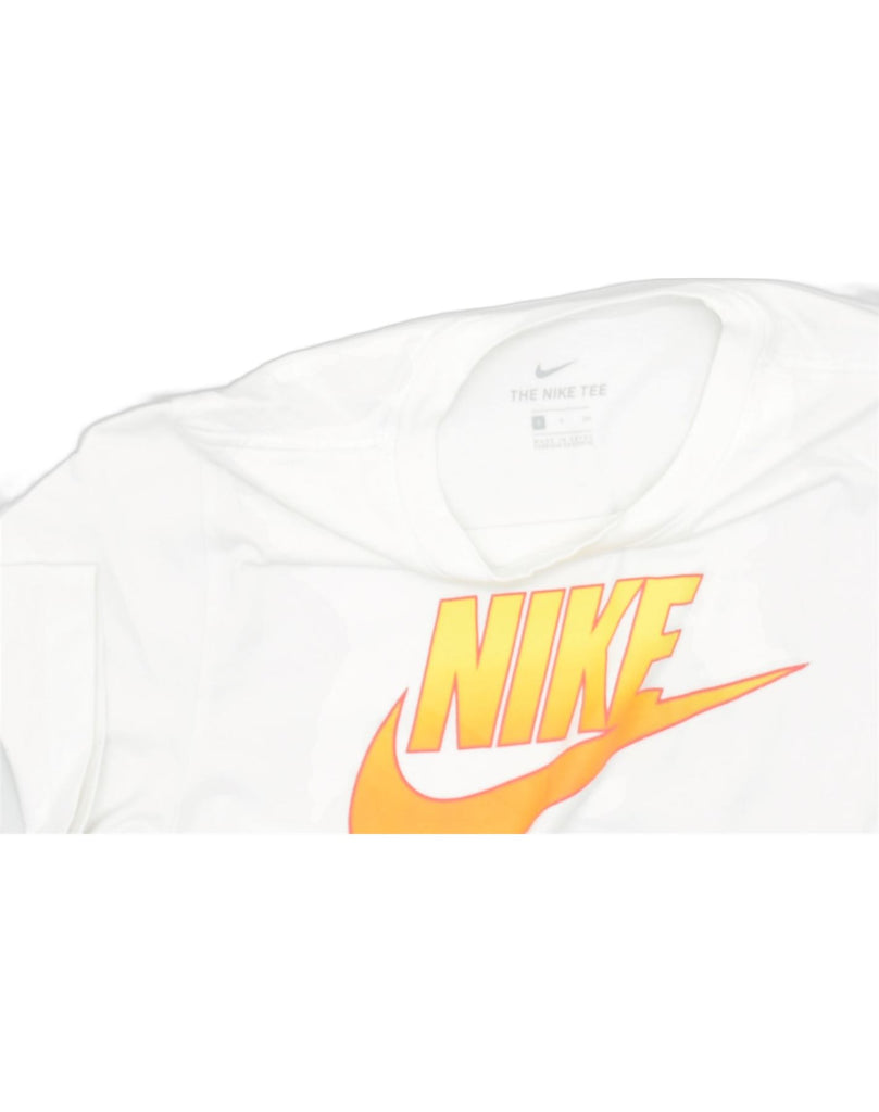 NIKE Mens Graphic T-Shirt Top Small White Cotton | Vintage | Thrift | Second-Hand | Used Clothing | Messina Hembry 