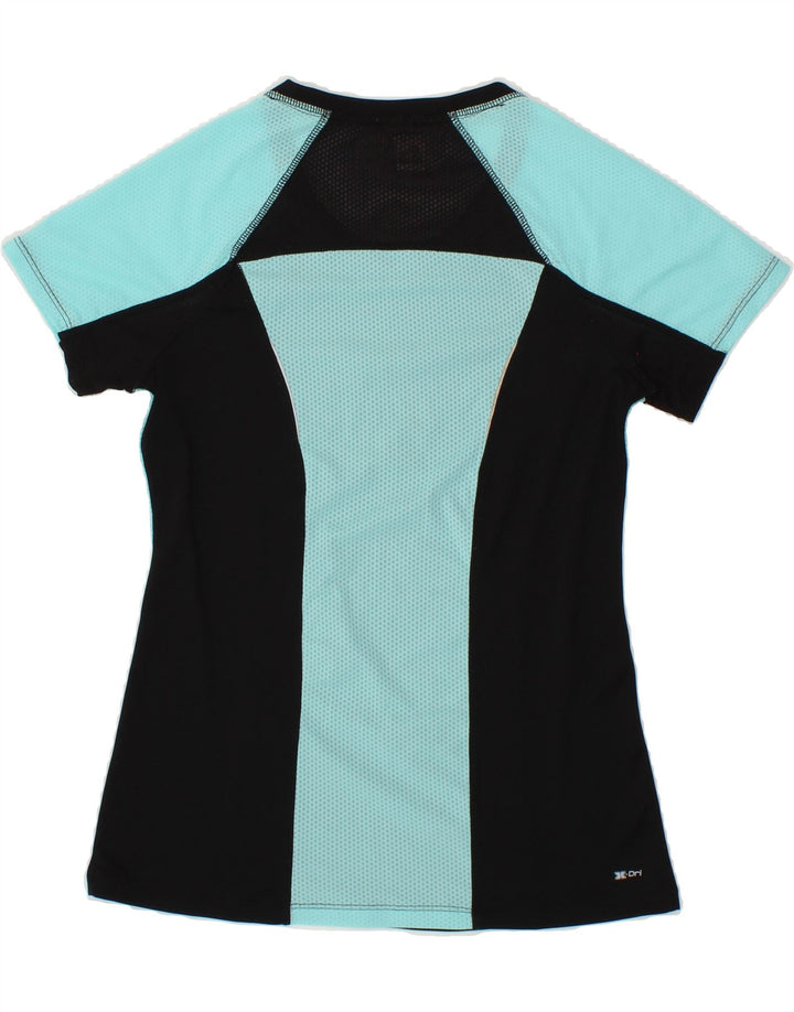 RBX ACTIVE Womens Jersey Top UK 12 Medium Black Colourblock Polyester Vintage RBX Active and Second-Hand RBX Active from Messina Hembry 
