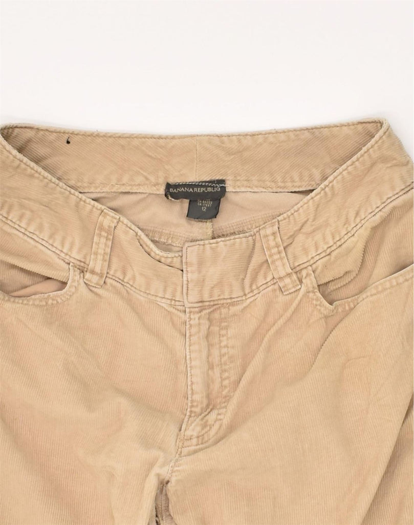 BANANA REPUBLIC Womens Bootcut Corduroy Trousers US 12 Large W30 L31 Beige | Vintage Banana Republic | Thrift | Second-Hand Banana Republic | Used Clothing | Messina Hembry 