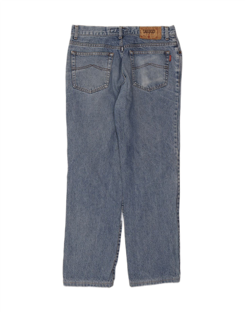 CASUCCI Mens Straight Jeans IT 54 2XL W36 L30 Blue Cotton Vintage Casucci and Second-Hand Casucci from Messina Hembry 