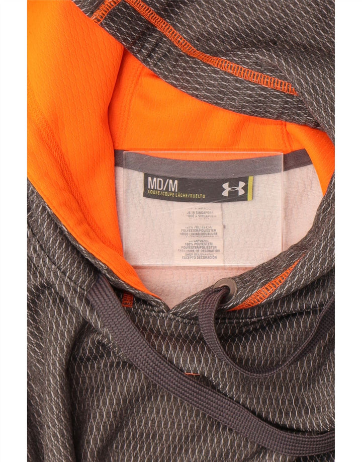 Under Armour Mens Hoodie Jumper Medium Grey Polyester