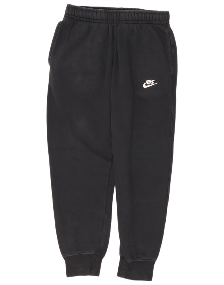 NIKE Mens Tracksuit Trousers Joggers Small  Black Cotton