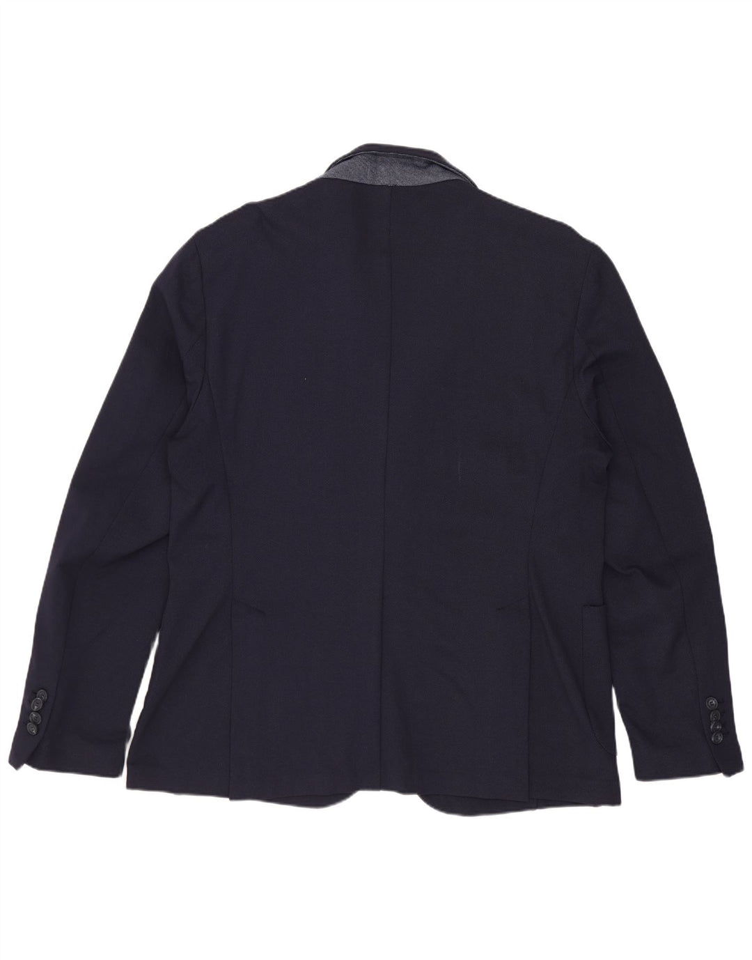 Armata Di Mare Mens 2 Button Blazer Jacket IT 54 2XL Navy Blue Viscose