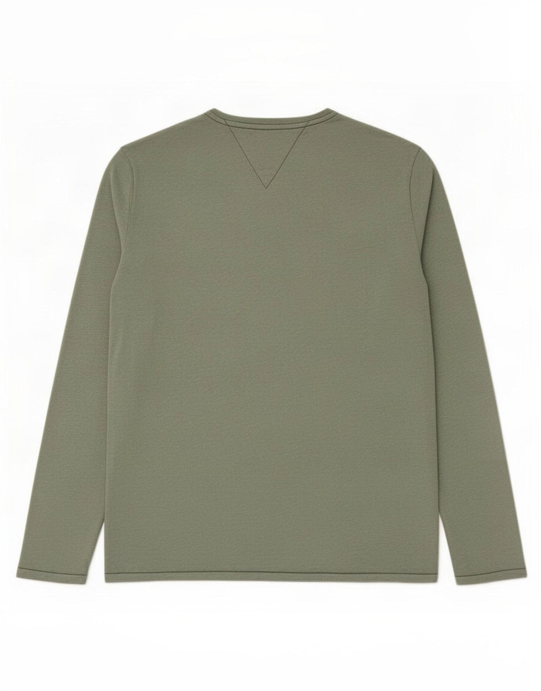 Tommy Hilfiger Mens Top Long Sleeve Large Grey Flecked Cotton