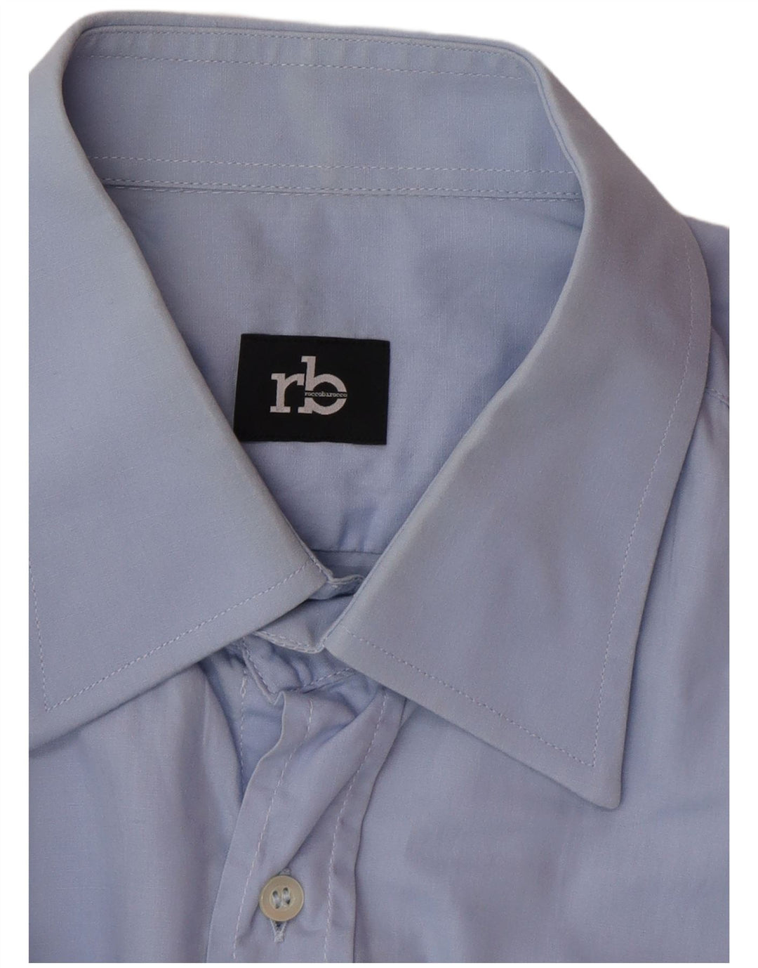 Roccobarocco Mens Shirt Medium Blue