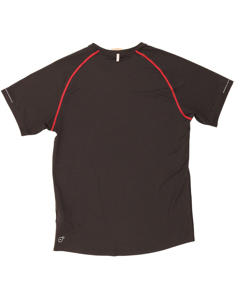 PUMA Mens T-Shirt Top Medium Black Polyester Vintage Puma and Second-Hand Puma from Messina Hembry 
