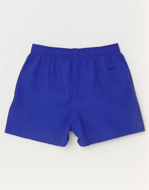 Nike Mens Graphic Sport Shorts Large Blue Polyester