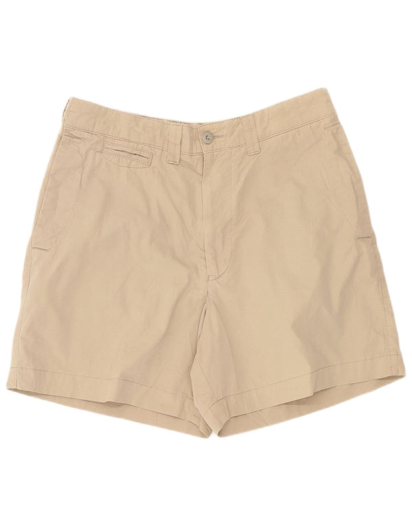 Marks & Spencer Mens Blue Harbour Chino Shorts Medium W30 Beige Cotton