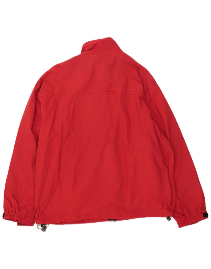 North Sails Mens Windbreaker Jacket UK 42 XL Red Polyamide