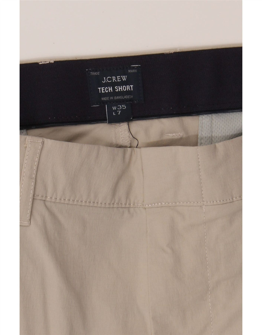 J. CREW Mens Chino Shorts W35 Large Beige Polyamide Vintage J. Crew and Second-Hand J. Crew from Messina Hembry 