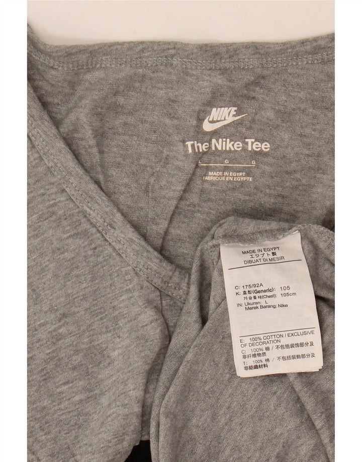 Nike Mens Graphic Vest Top Large Grey Flecked Cotton