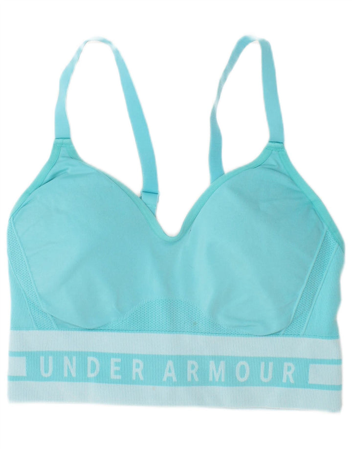 Under Armour Womens Padded Sport Bra Top Medium Blue Sports