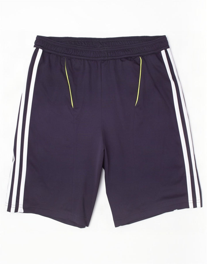 Adidas Boys Climacool Sport Shorts 13-14 Years Navy Blue Polyester