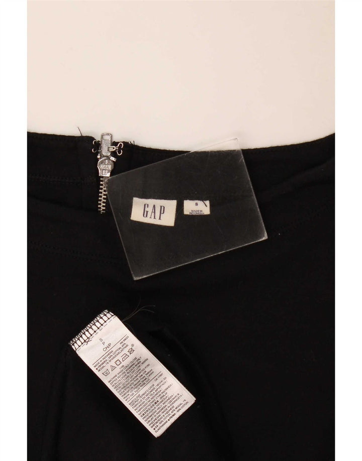 Gap Womens Blouse Top UK 10 Small Black Cotton