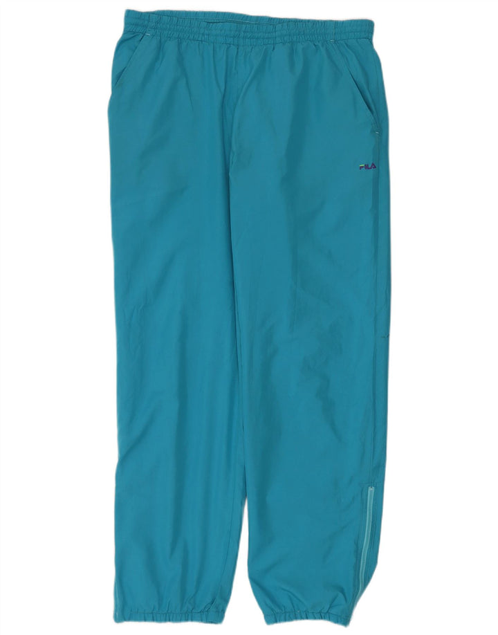 Fila Mens Tracksuit Trousers Joggers Large Blue