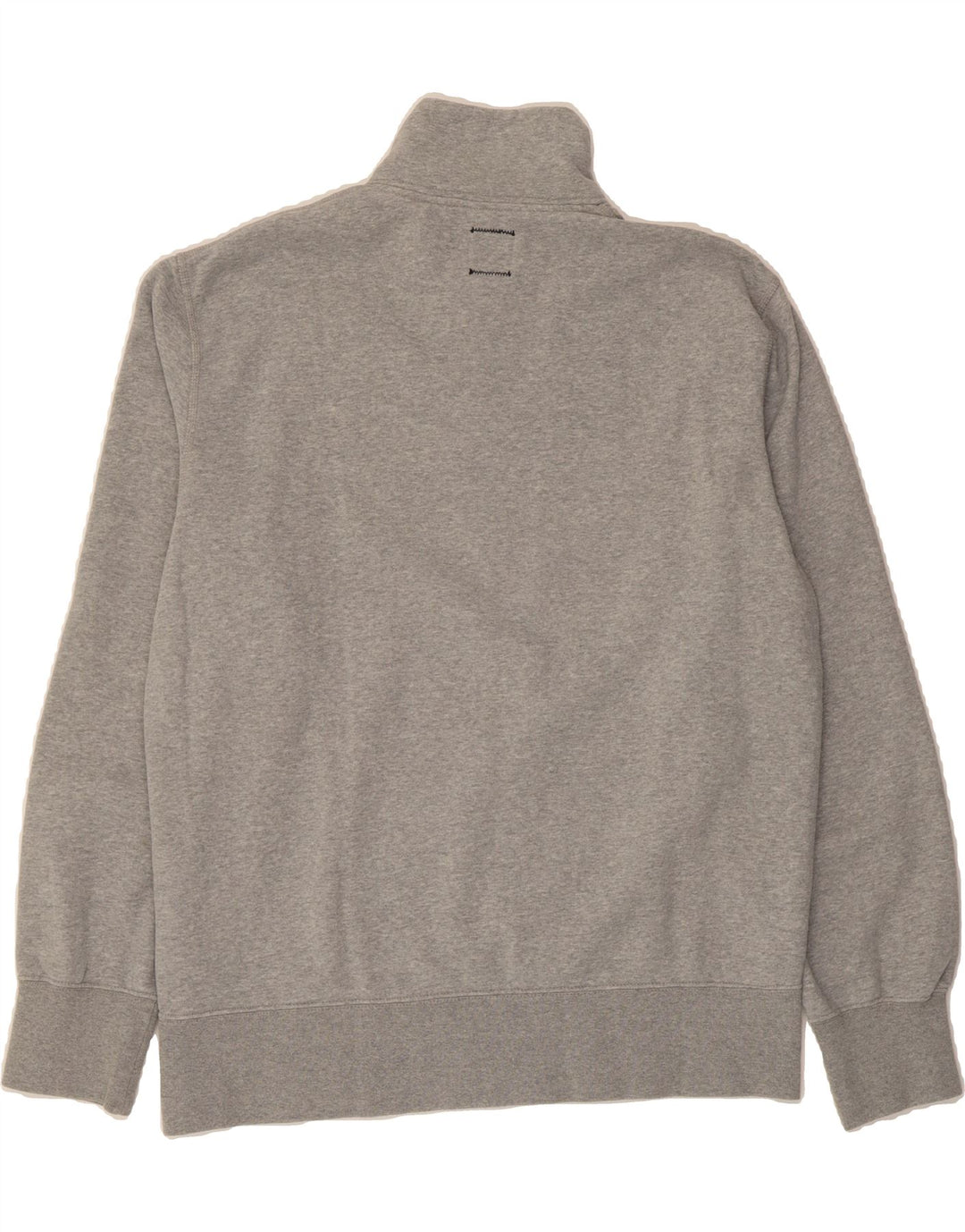 CHAMPION Mens Zip Neck Sweatshirt Jumper 2XL Grey Cotton Vintage Champion and Second-Hand Champion from Messina Hembry 