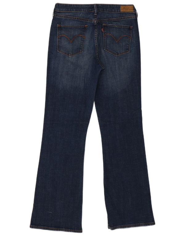Levi's Womens Demi Curve Bootcut Jeans US 10 Large W30 L30 Navy Blue