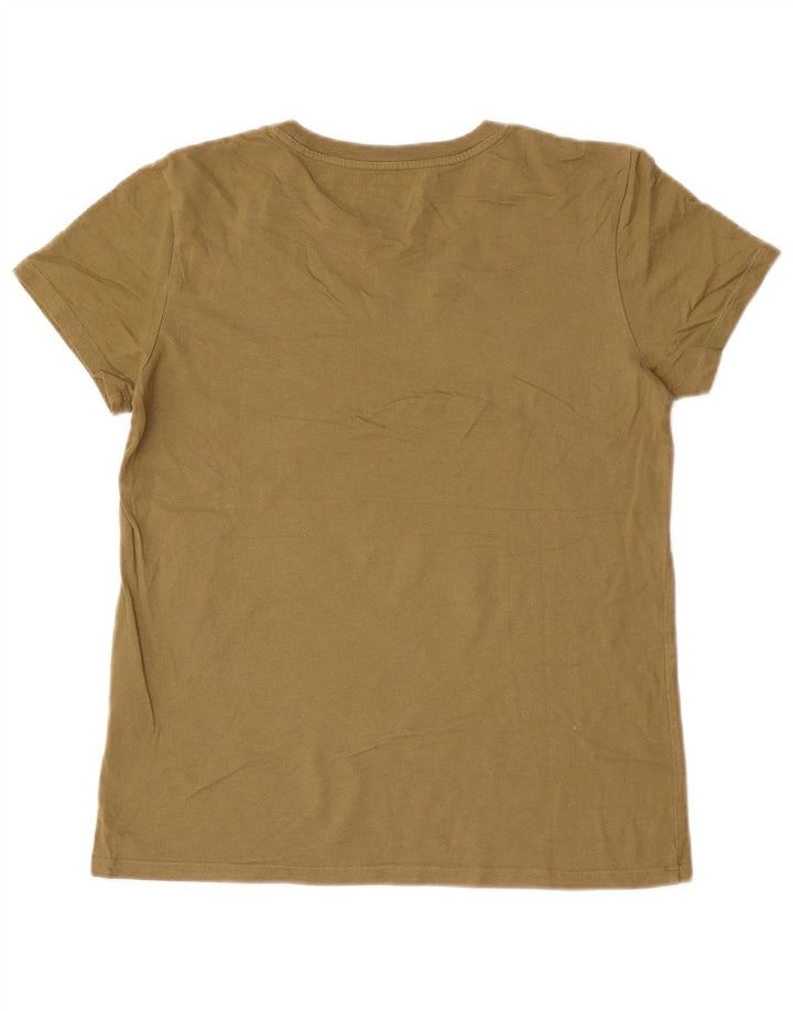 Levi's Mens Graphic T-Shirt Top Small Khaki Cotton