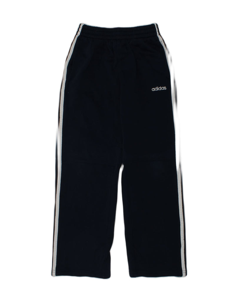 ADIDAS Boys Tracksuit Trousers 10-11 Years Black Polyester | Vintage Adidas | Thrift | Second-Hand Adidas | Used Clothing | Messina Hembry 