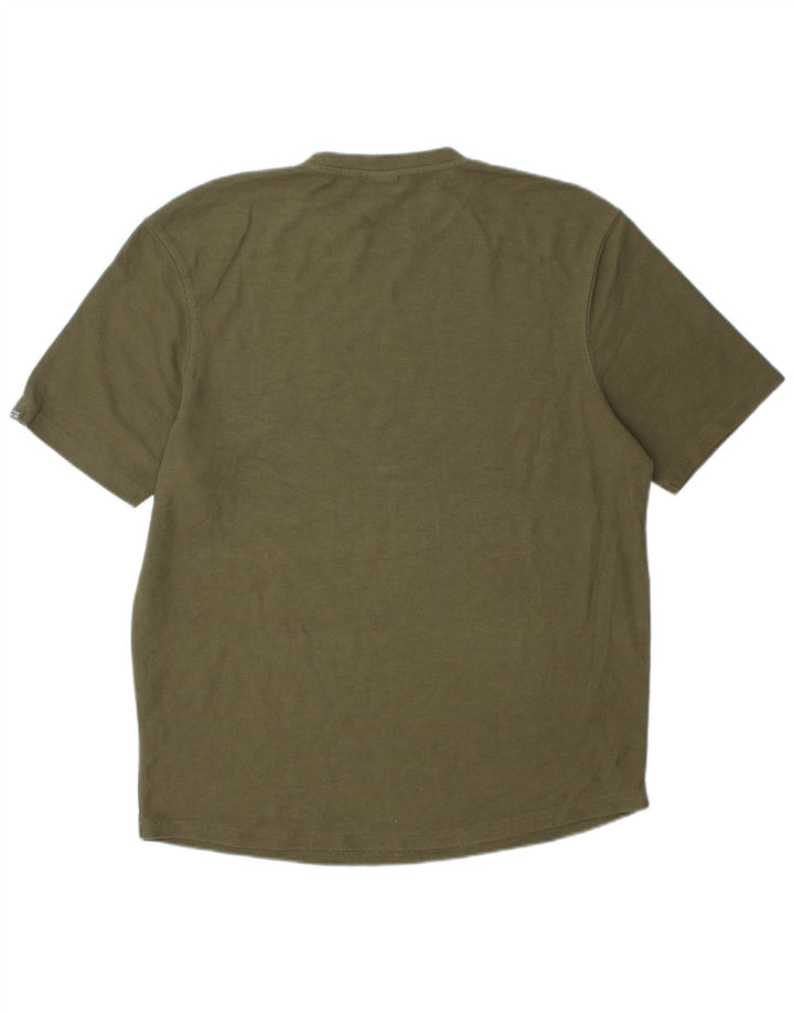 Zara Mens T-Shirt Top XL Khaki