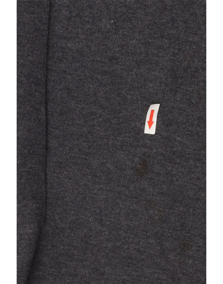 Fred Perry Mens Crew Neck Jumper Sweater 2XL Grey Wool