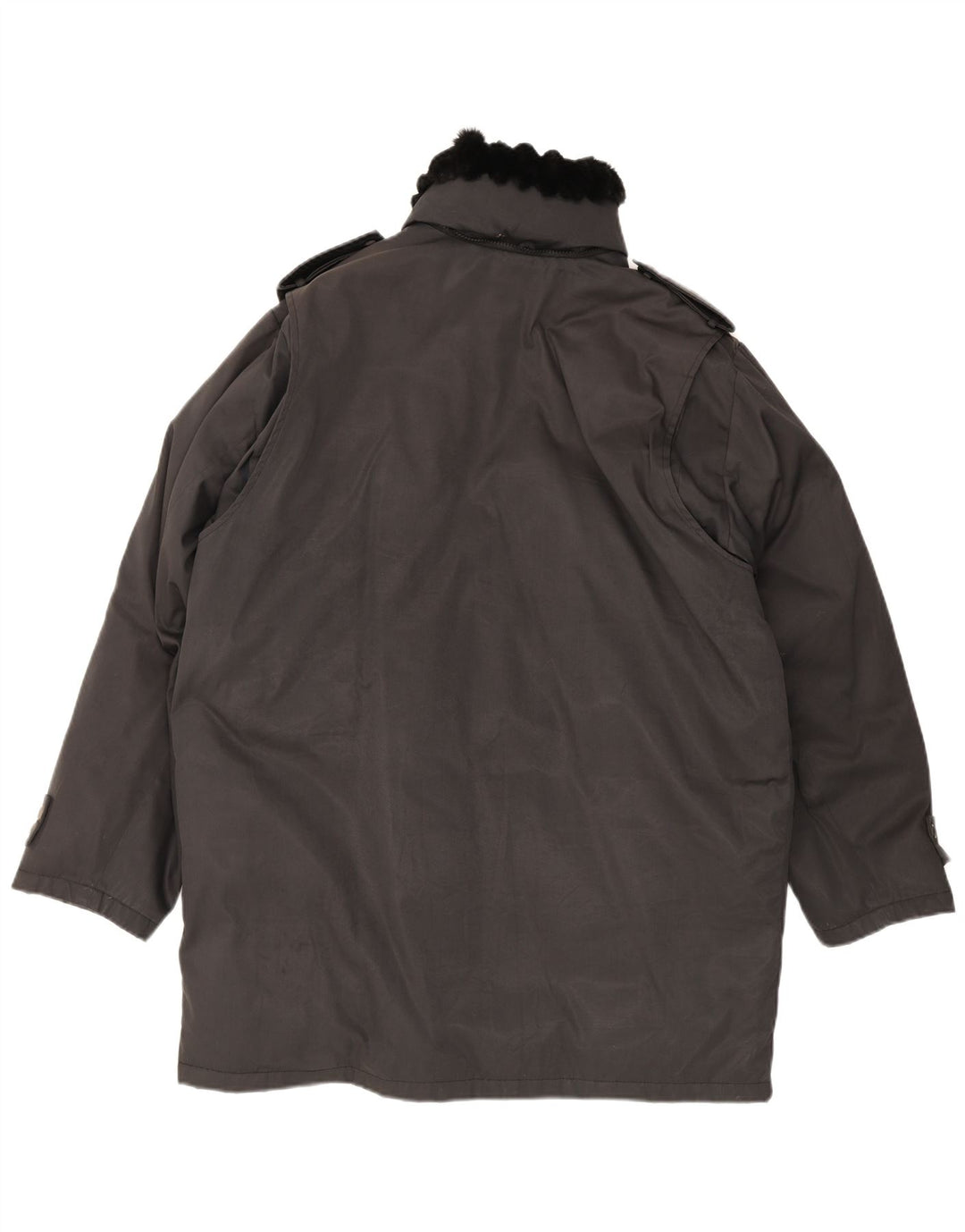 Blumarine Mens Parka Jacket UK 40 Large Black