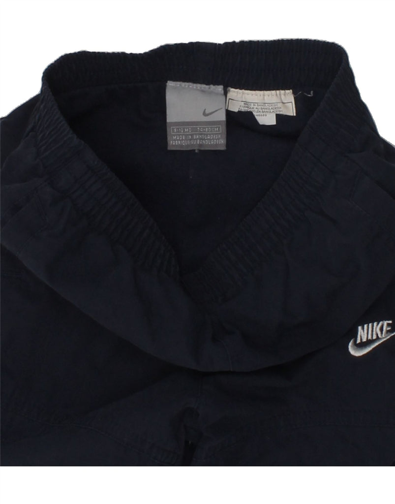 NIKE Baby Boys Joggers Casual Trousers 9-12 Months W20 L9 Navy Blue | Vintage Nike | Thrift | Second-Hand Nike | Used Clothing | Messina Hembry 