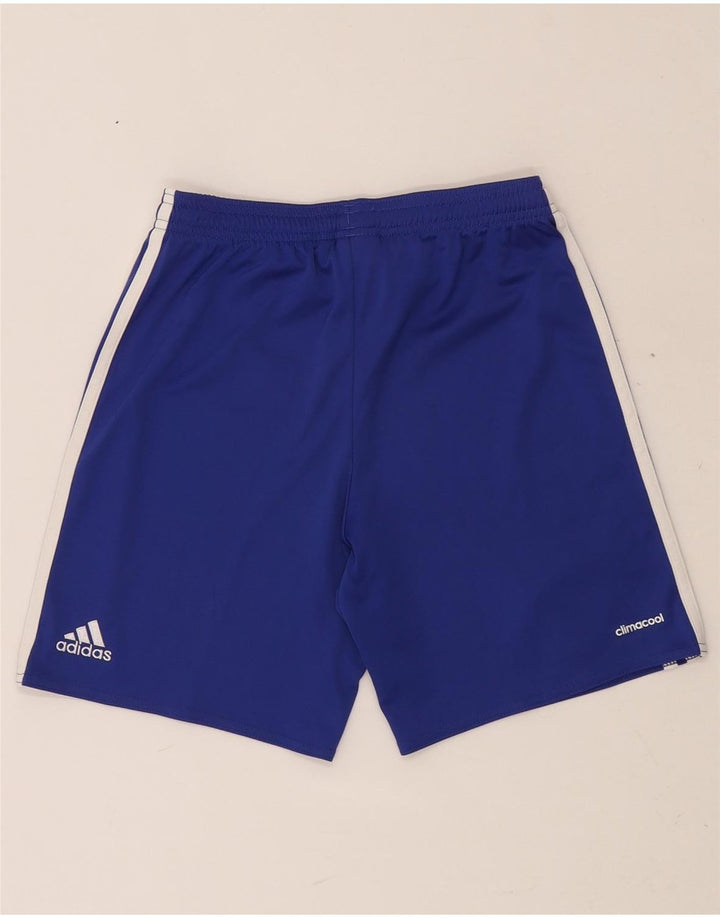 ADIDAS Boys Chelsea FC Graphic Sport Shorts 11-12 Years  Blue Polyester