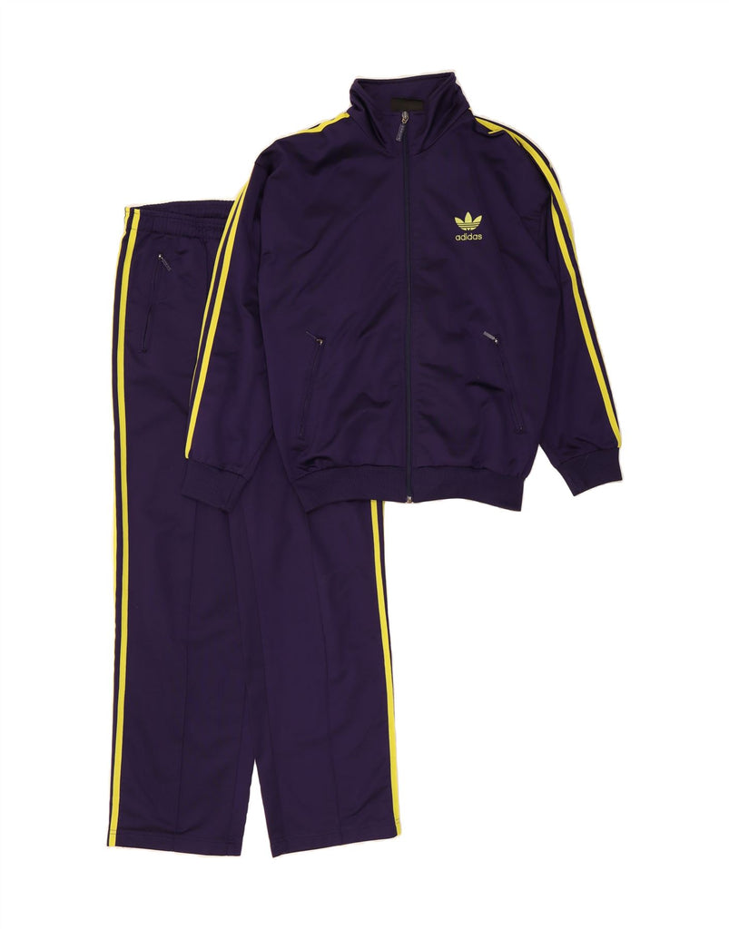 ADIDAS Mens Full Tracksuit UK 36/38 Small  Purple Polyester Vintage Adidas and Second-Hand Adidas from Messina Hembry 