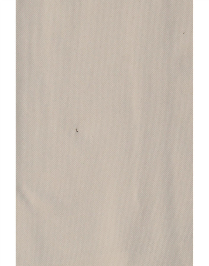 LACOSTE Mens Polo Shirt Size 6 XL White Cotton