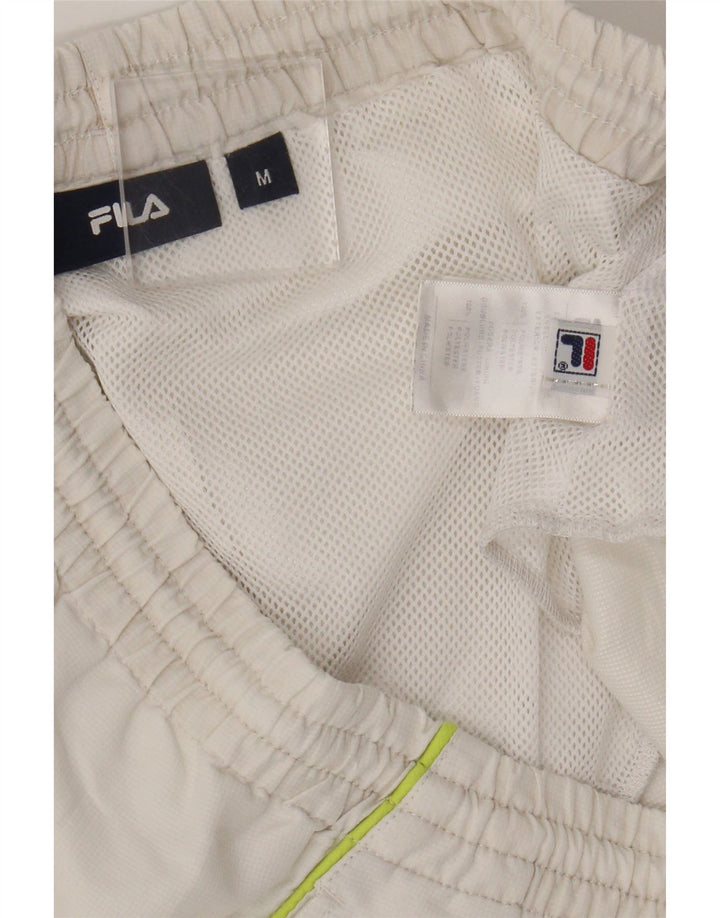 Fila Mens Sport Shorts Medium White Polyester