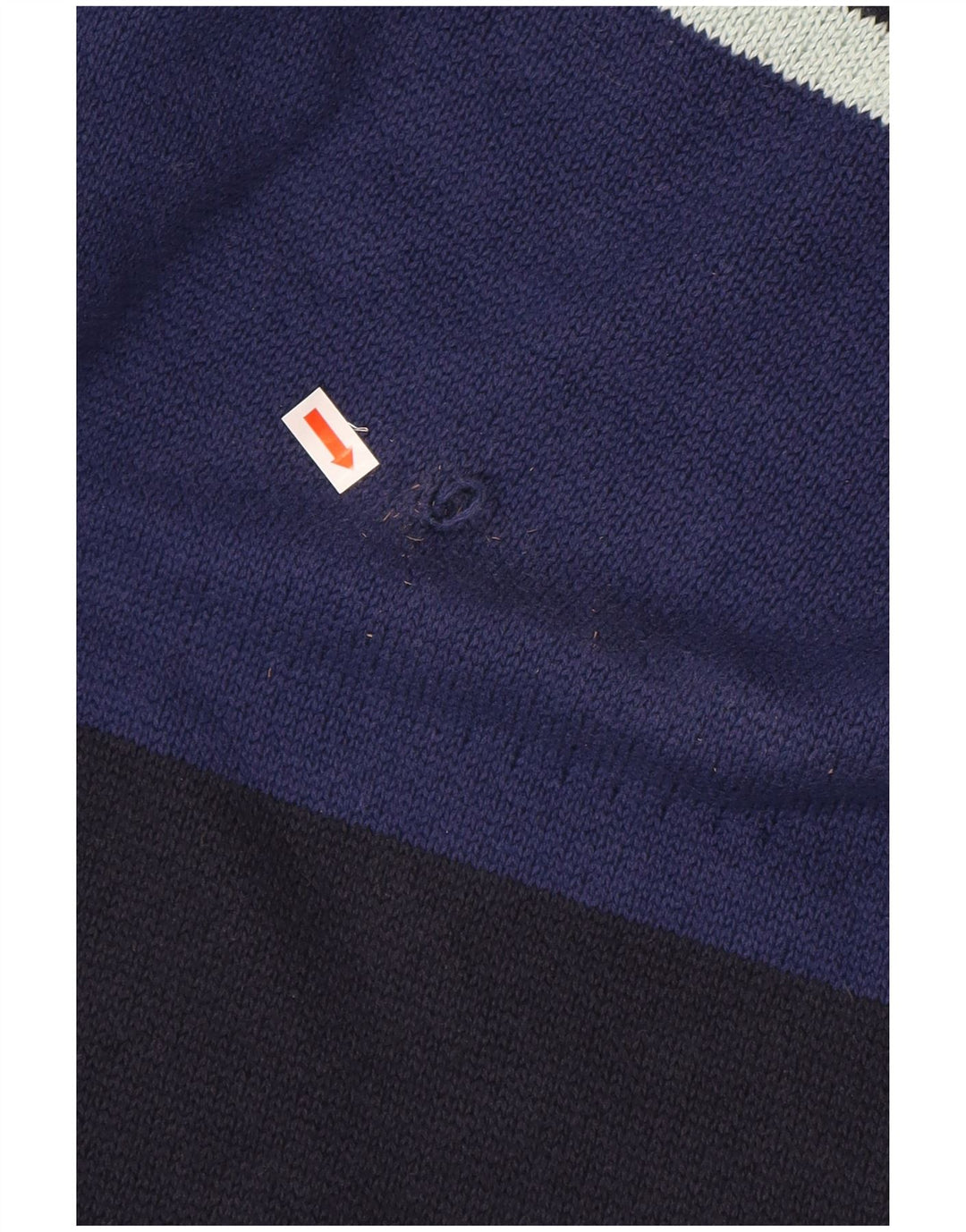 TOMMY HILFIGER Womens Crew Neck Jumper Sweater UK 10 Small Blue
