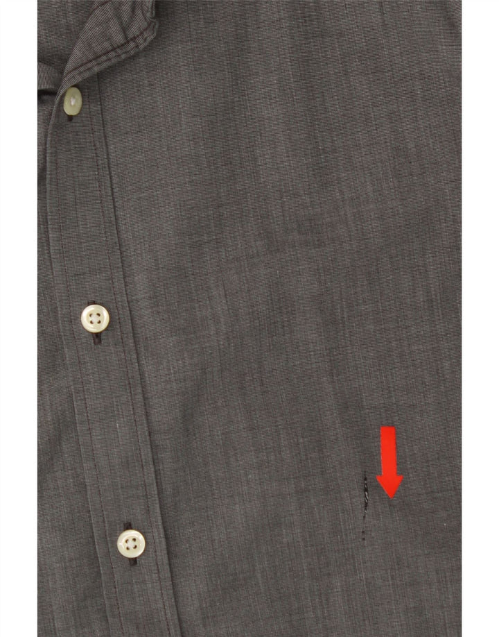 NAUTICA Mens Shirt Medium Grey Cotton Vintage Nautica and Second-Hand Nautica from Messina Hembry 