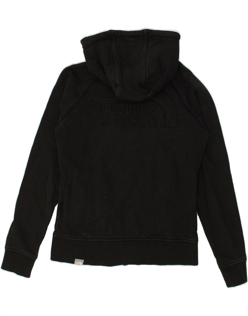 THE NORTH FACE Womens Zip Hoodie Sweater UK 12 Medium Black Cotton | Vintage The North Face | Thrift | Second-Hand The North Face | Used Clothing | Messina Hembry 