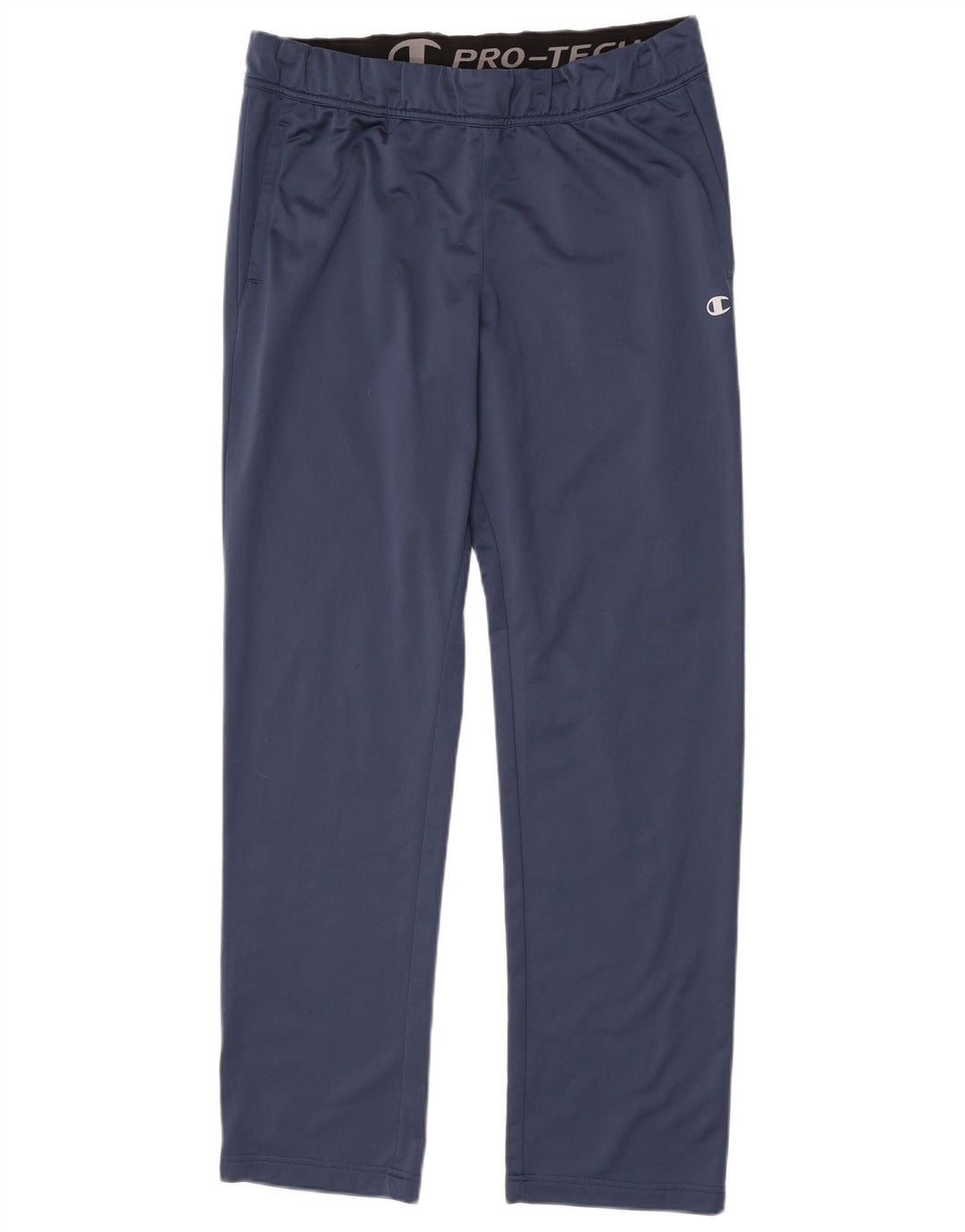 Champion Mens Athletic Fit  Tracksuit Trousers Large Navy Blue Polyester