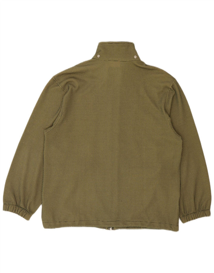 Diadora Mens Tracksuit Top Jacket Medium Khaki Colourblock