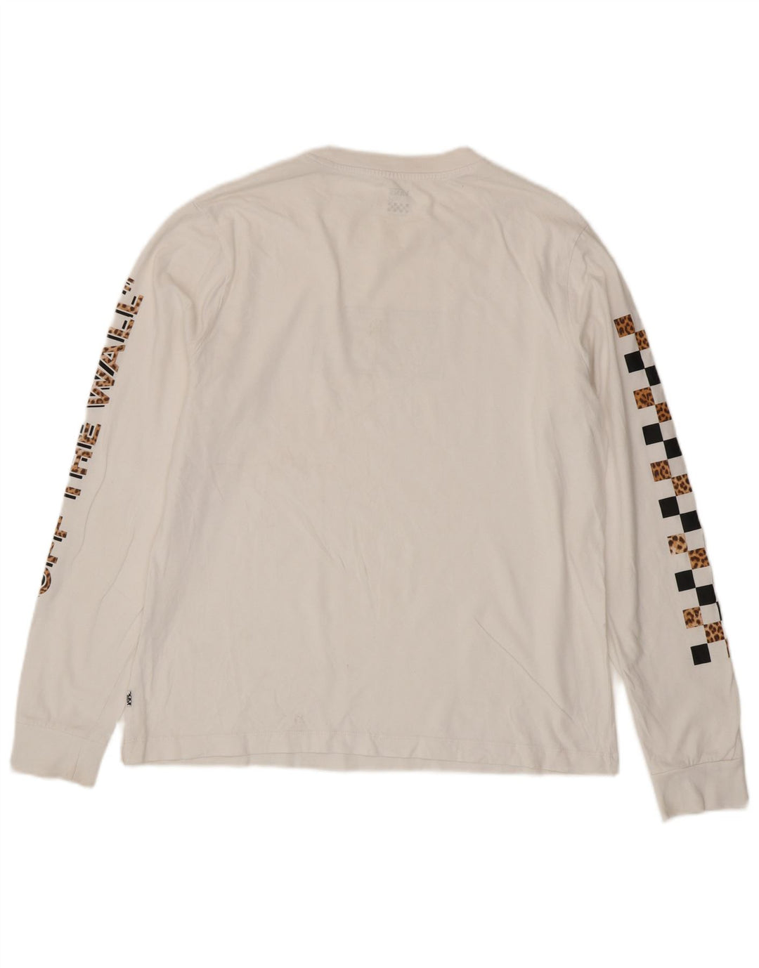 Vans Mens Graphic Top Long Sleeve XL White