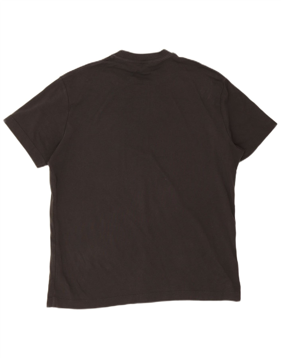 Massimo Dutti Mens T-Shirt Top Large Grey Cotton