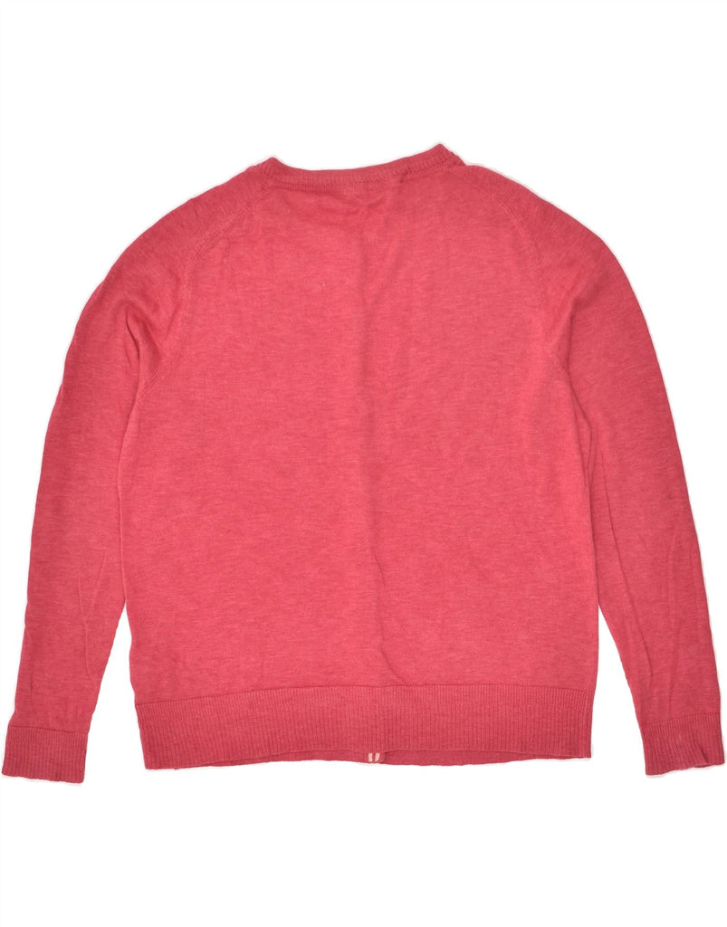 WHITE STUFF Womens Cardigan Sweater UK 14 Large Pink Cotton | Vintage White Stuff | Thrift | Second-Hand White Stuff | Used Clothing | Messina Hembry 
