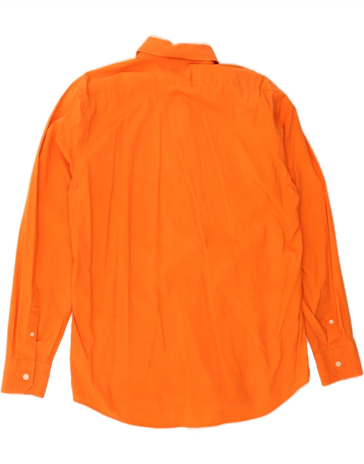 EXPRESS Mens Shirt Medium Orange Cotton Vintage Express and Second-Hand Express from Messina Hembry 