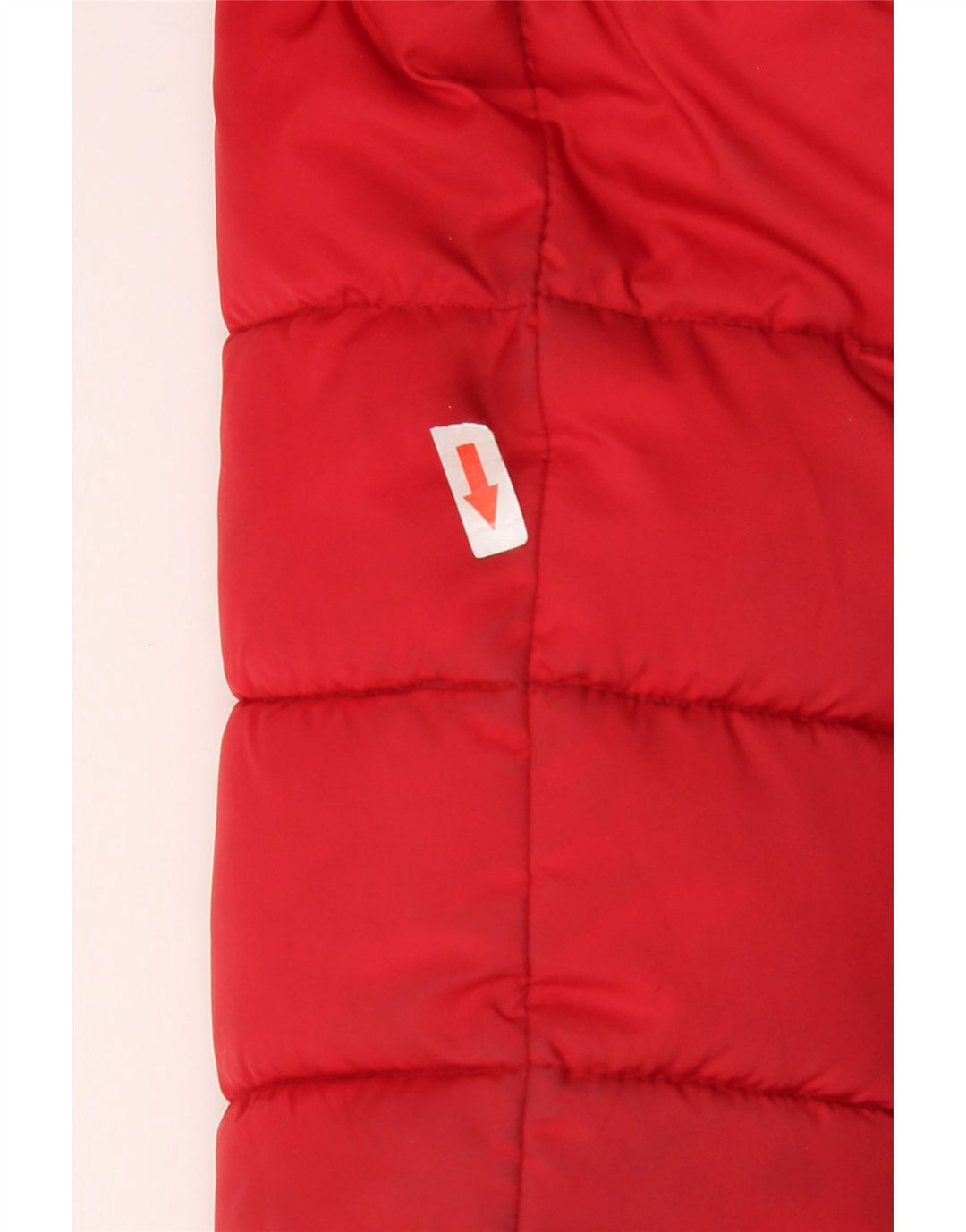 Jordan Boys Graphic Hooded Padded Jacket 8-9 Years Small Red Colourblock