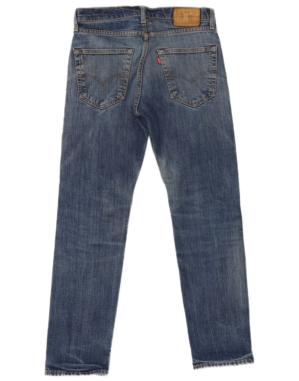 Levi's Mens Performance Distressed Straight Jeans W30 L30 Blue Cotton