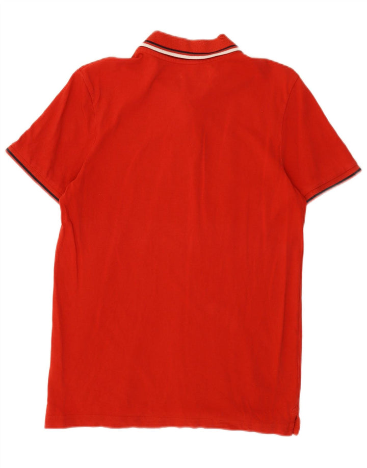 Diadora Mens Polo Shirt Small Red Cotton
