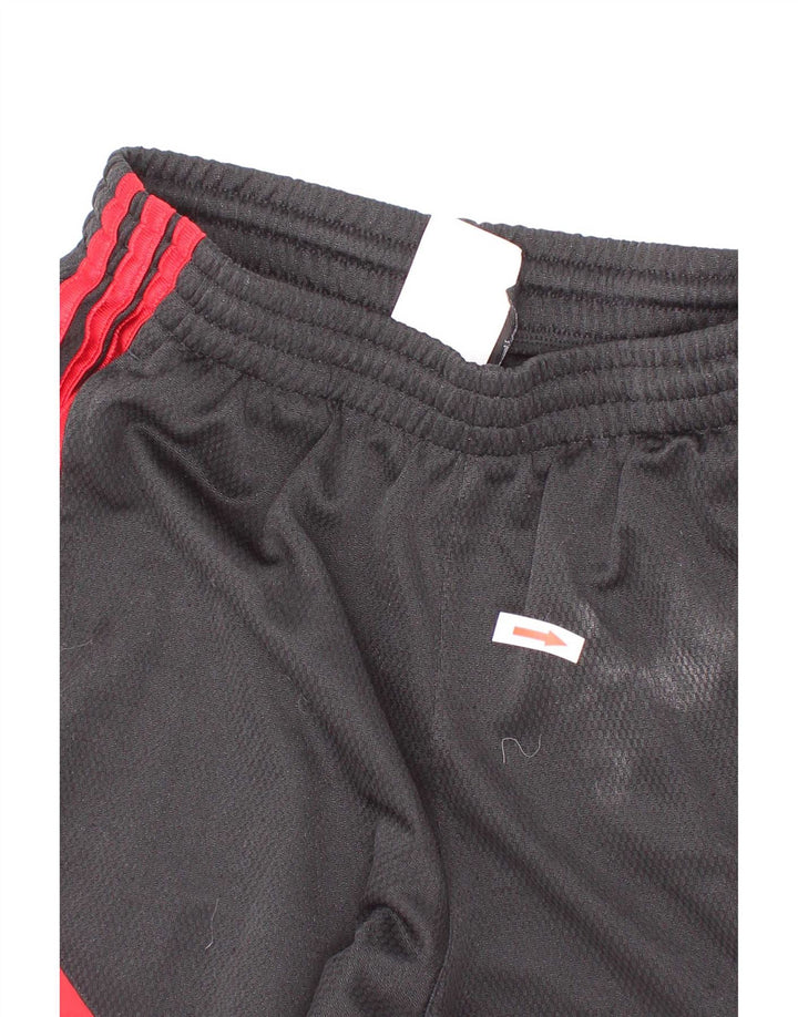 Adidas Boys Sport Shorts 11-12 Years Black Colourblock Polyester