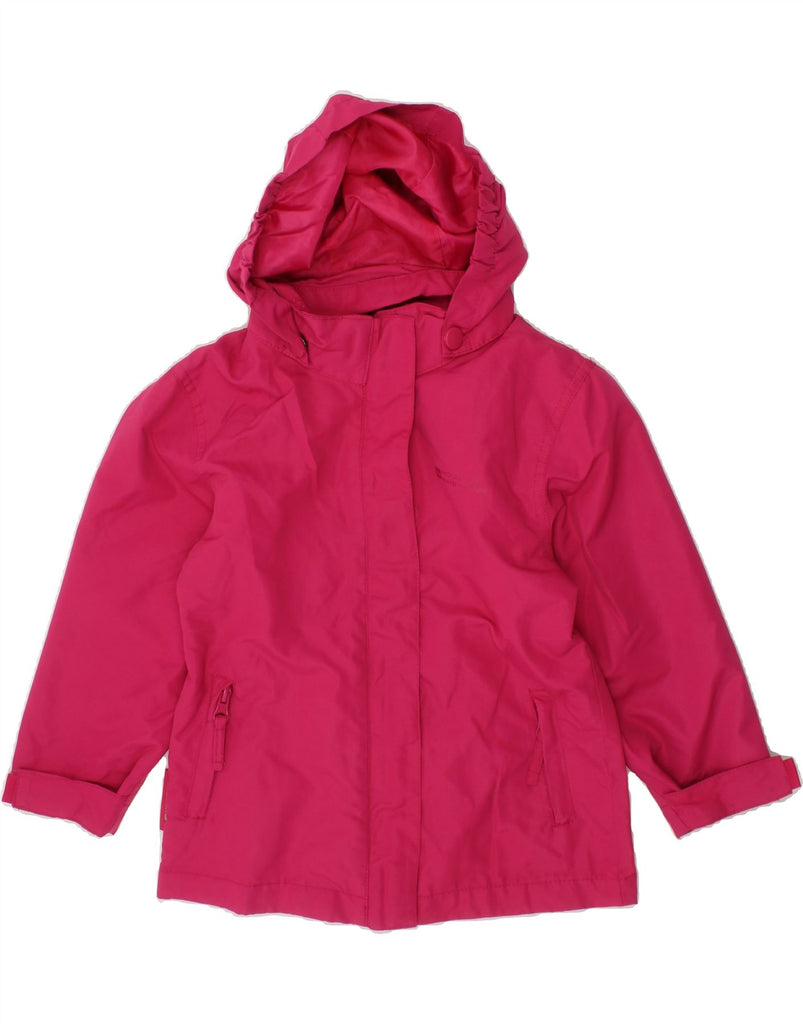 MOUNTAIN WAREHOUSE Girls Hooded Windbreaker Jacket 3-4 Years Pink Vintage Mountain Warehouse and Second-Hand Mountain Warehouse from Messina Hembry 
