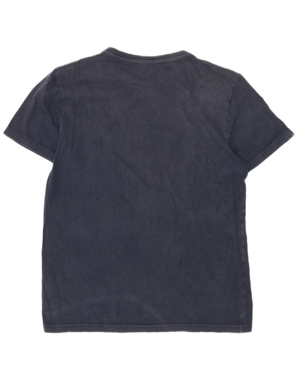 Billabong Boys Graphic T-Shirt Top 13-14 Years Navy Blue Cotton